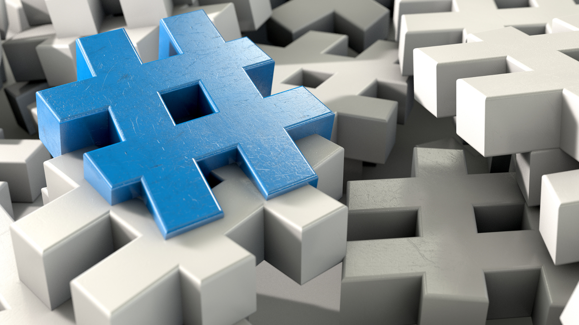 The difference between tags and hashtags